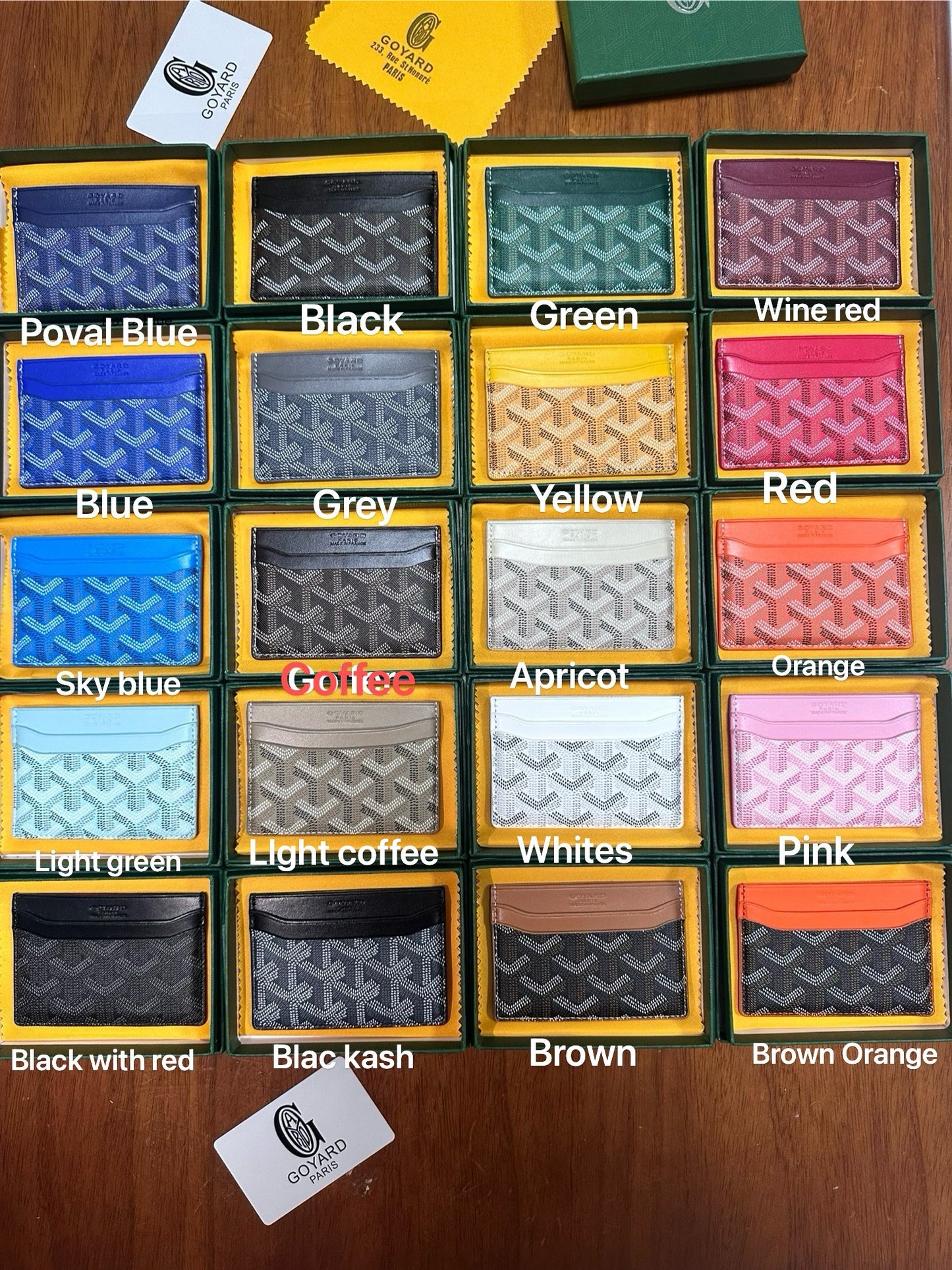 Goyard Card Holder