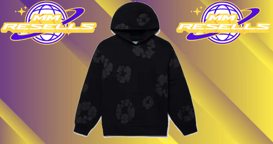 Black on Black Denim Tiers Hoodie